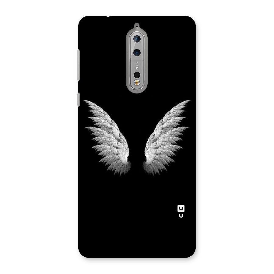 White Wings Back Case for Nokia 8
