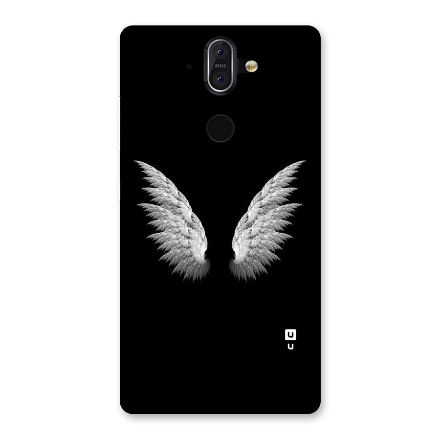 White Wings Back Case for Nokia 8 Sirocco