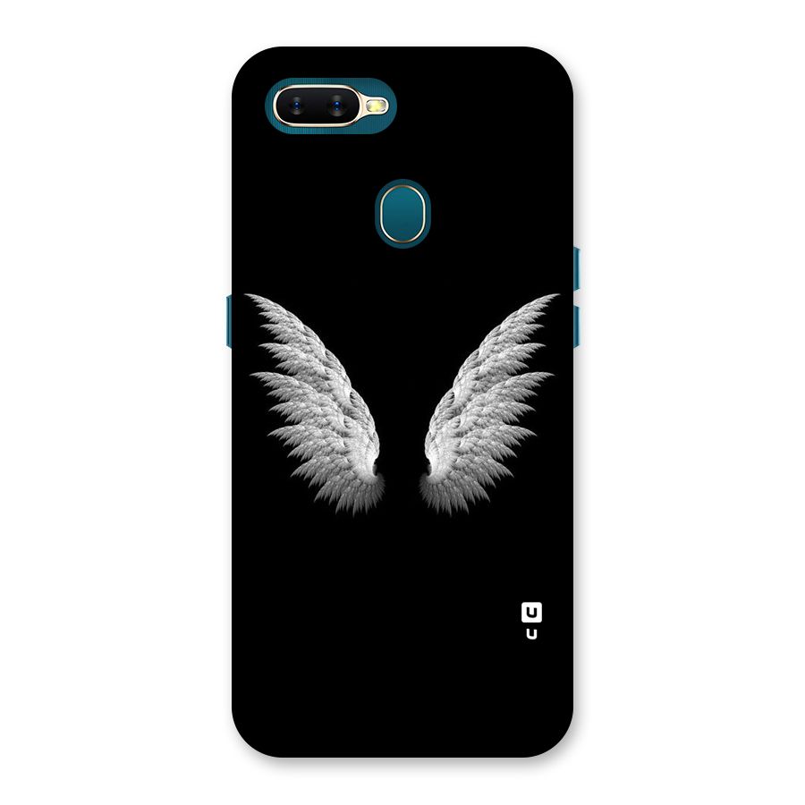 White Wings Back Case for Oppo A11k