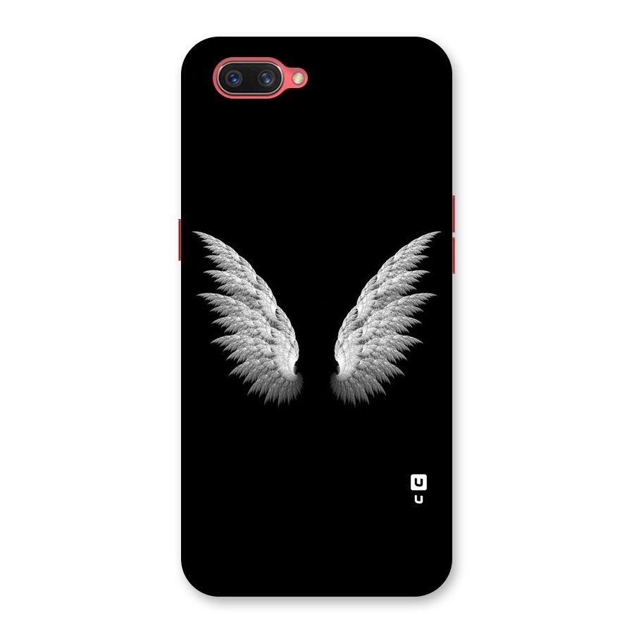 White Wings Back Case for Oppo A3s