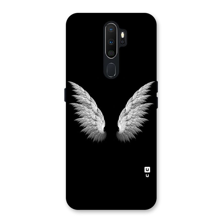 White Wings Back Case for Oppo A5 (2020)