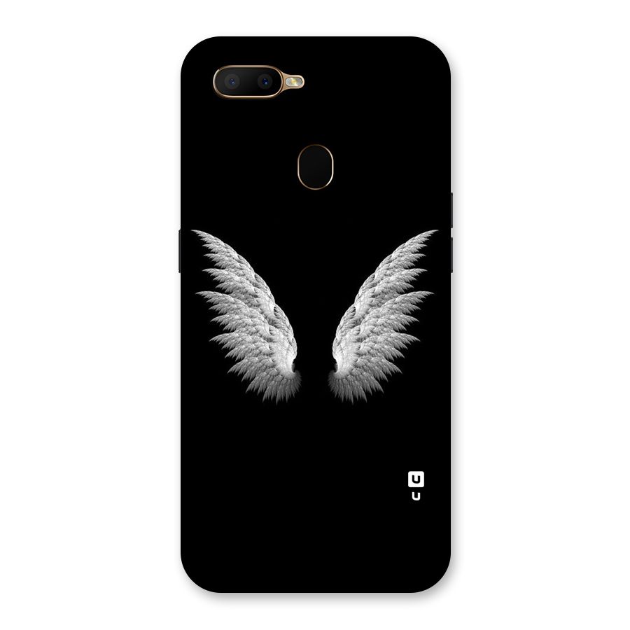 White Wings Back Case for Oppo A5s