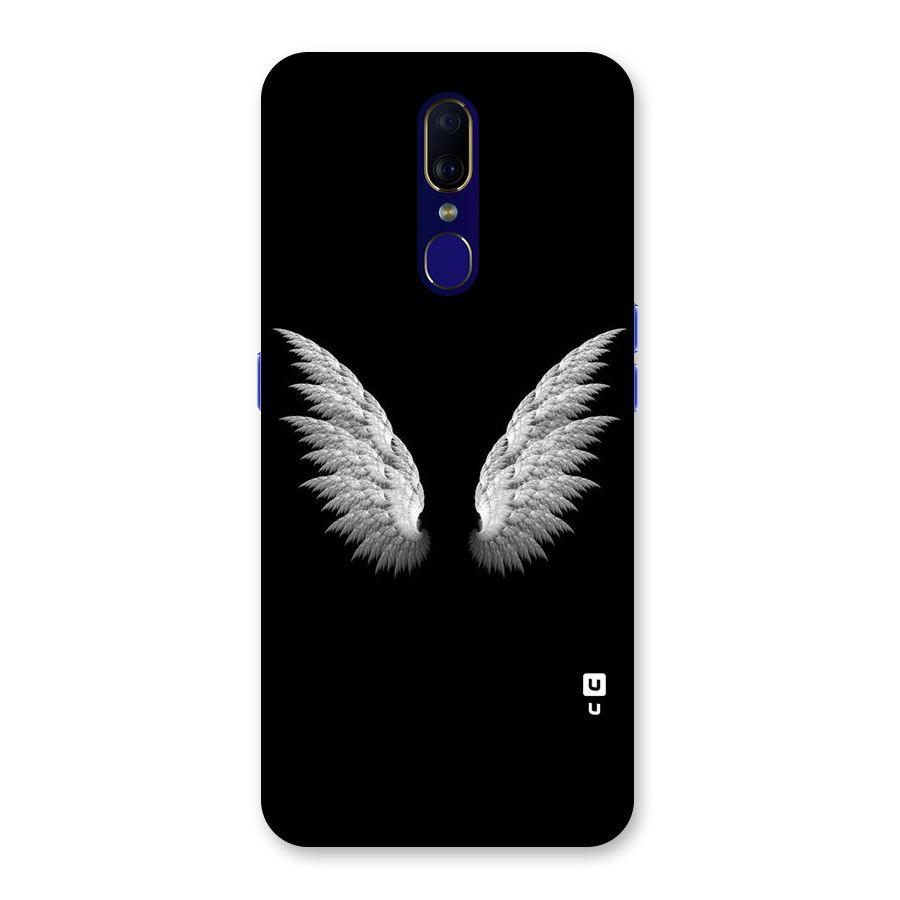White Wings Back Case for Oppo F11