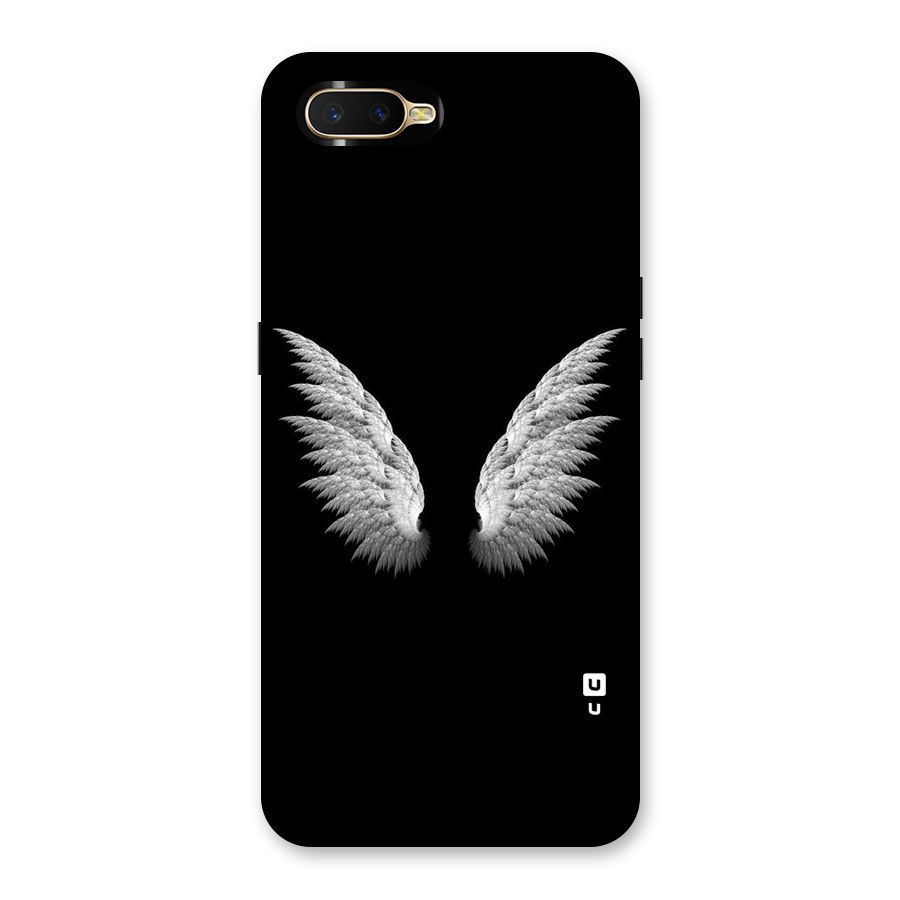 White Wings Back Case for Oppo K1