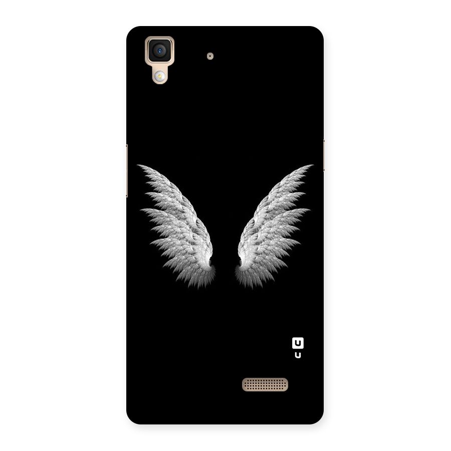 White Wings Back Case for Oppo R7