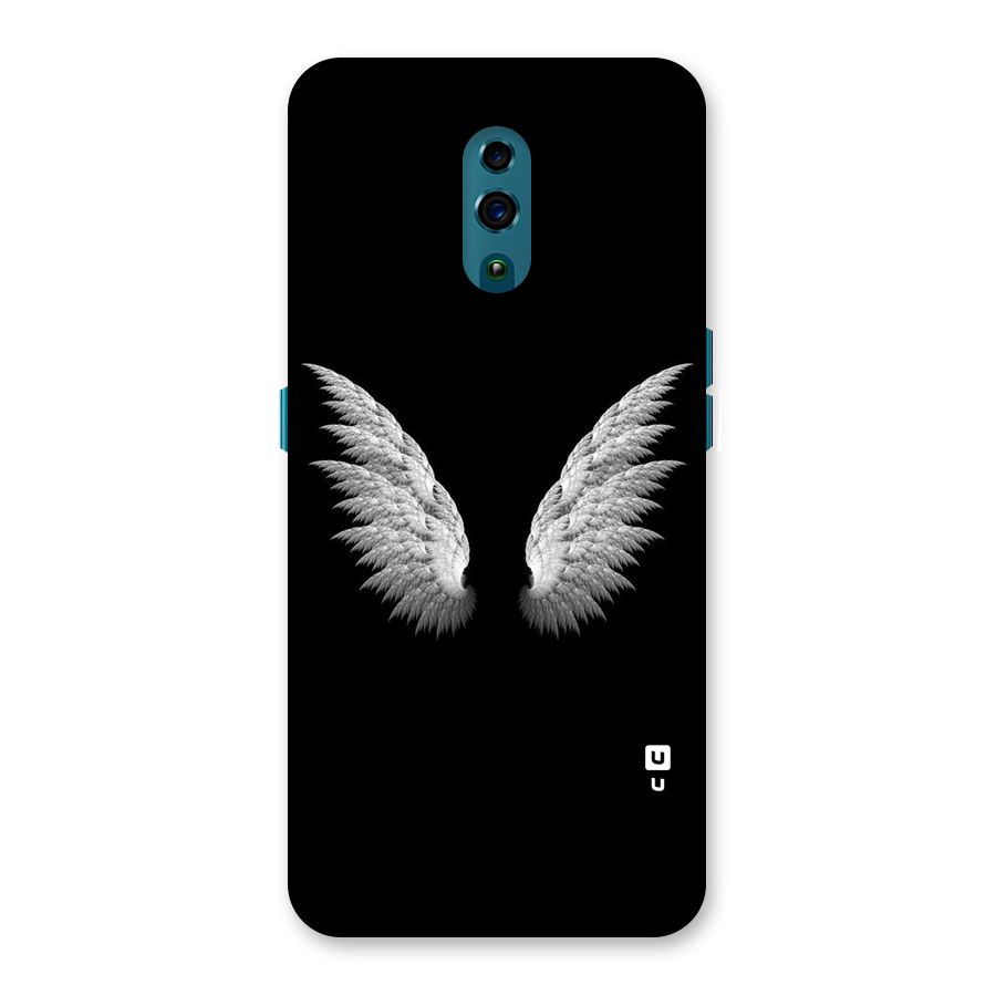 White Wings Back Case for Oppo Reno