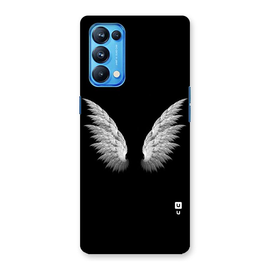 White Wings Back Case for Oppo Reno5 Pro 5G
