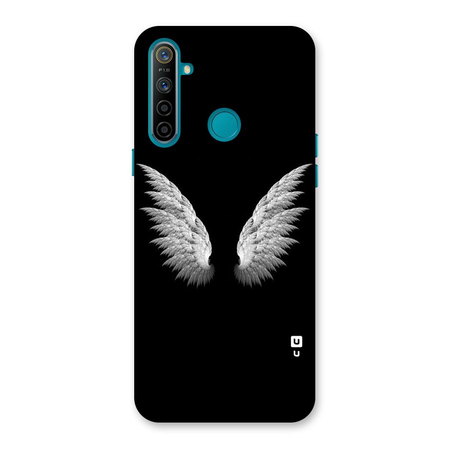 White Wings Back Case for Realme 5i
