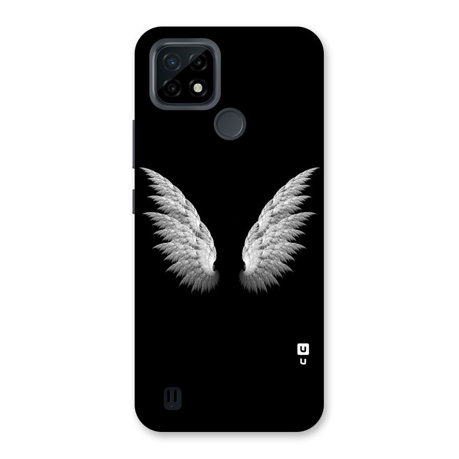 White Wings Back Case for Realme C21