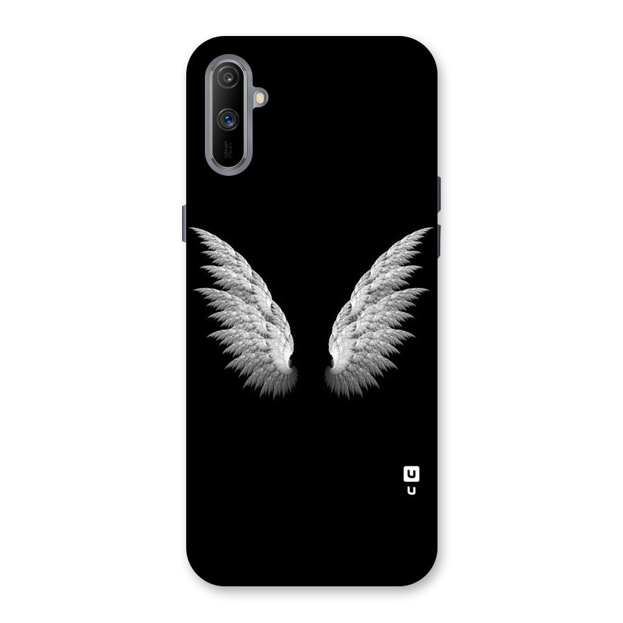 White Wings Back Case for Realme C3