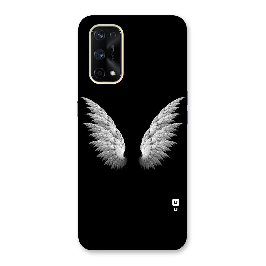 White Wings Glass Back Case for Realme X7 Pro