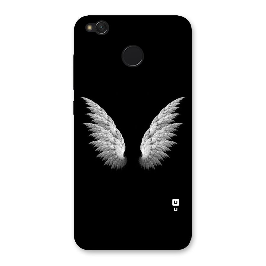 White Wings Back Case for Redmi 4