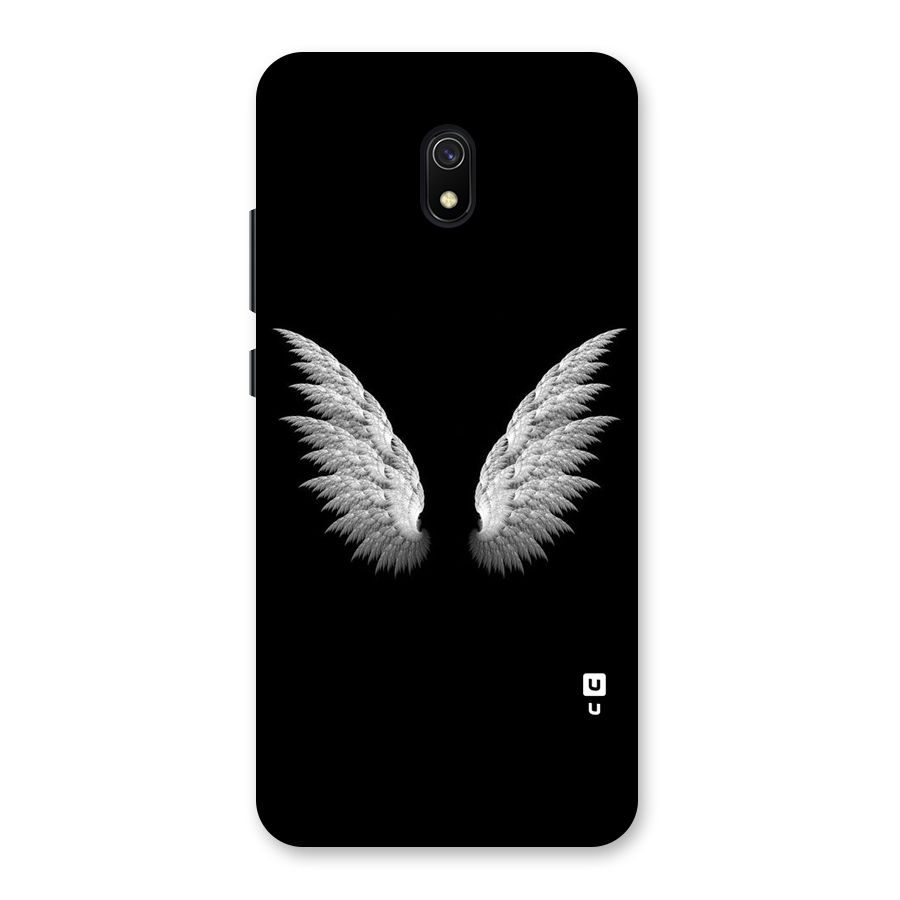 White Wings Back Case for Redmi 8A