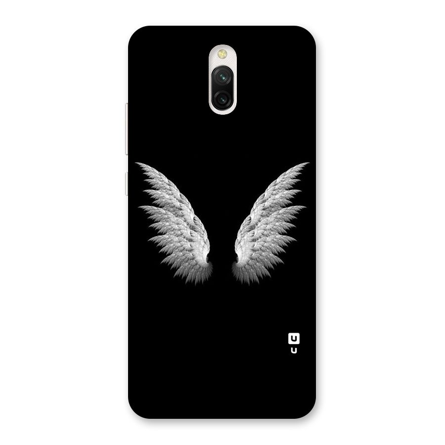 White Wings Back Case for Redmi 8A Dual