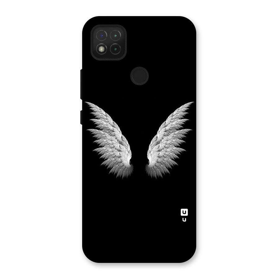 White Wings Back Case for Redmi 9C