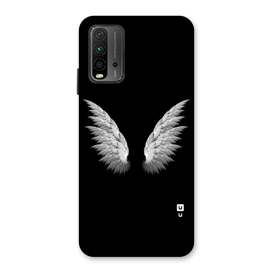 White Wings Back Case for Redmi 9 Power