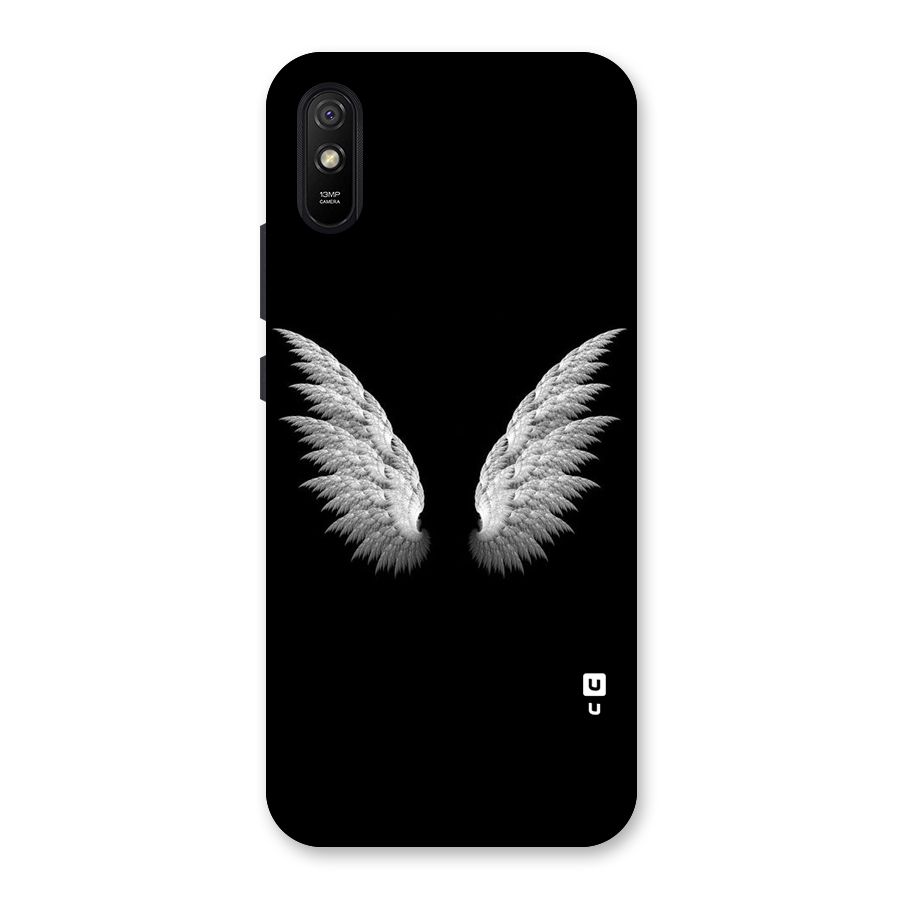 White Wings Back Case for Redmi 9i