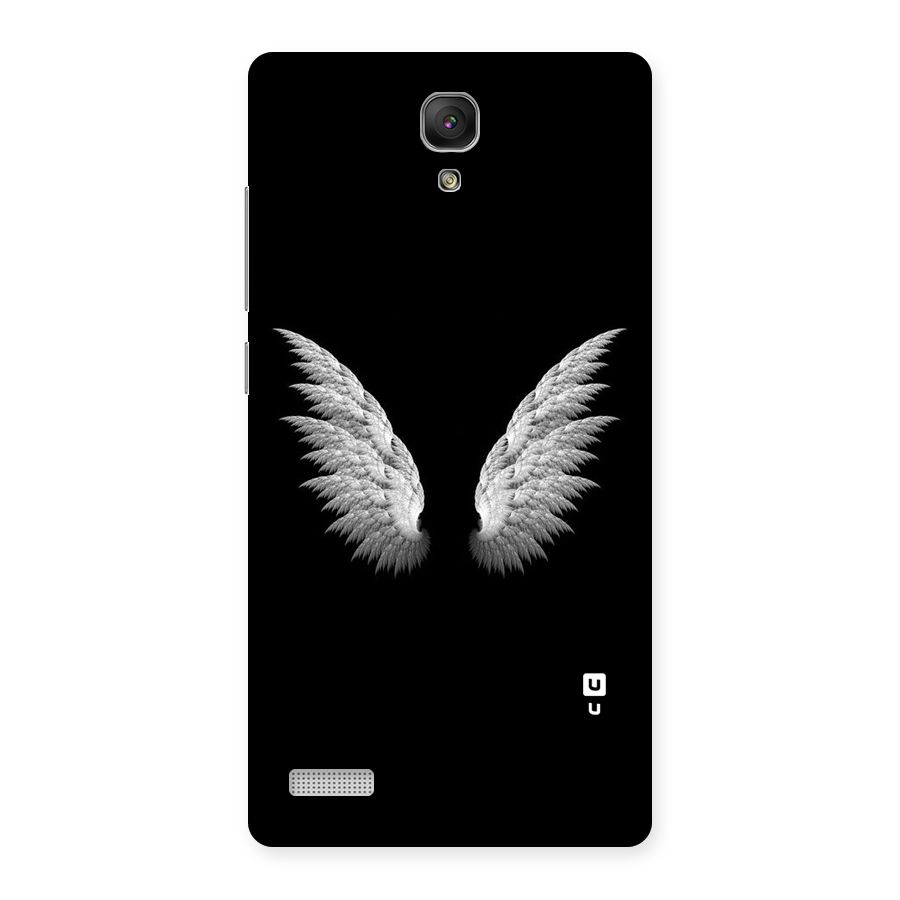 White Wings Back Case for Redmi Note