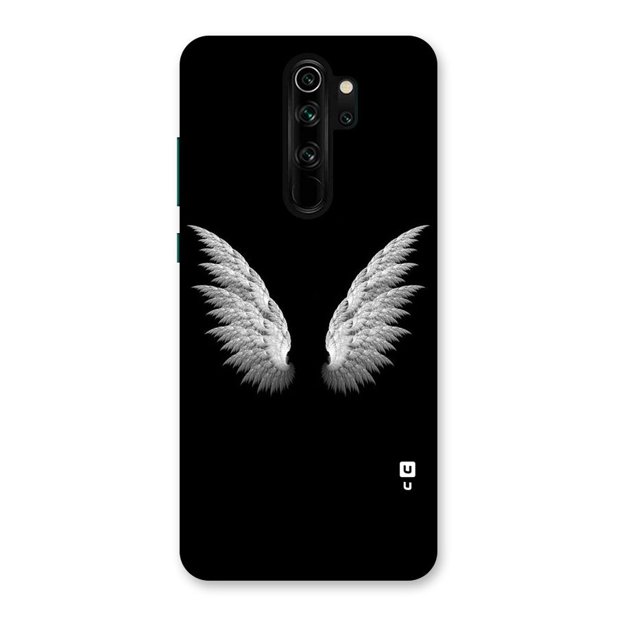 White Wings Back Case for Redmi Note 8 Pro