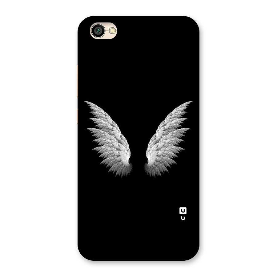 White Wings Back Case for Redmi Y1 Lite