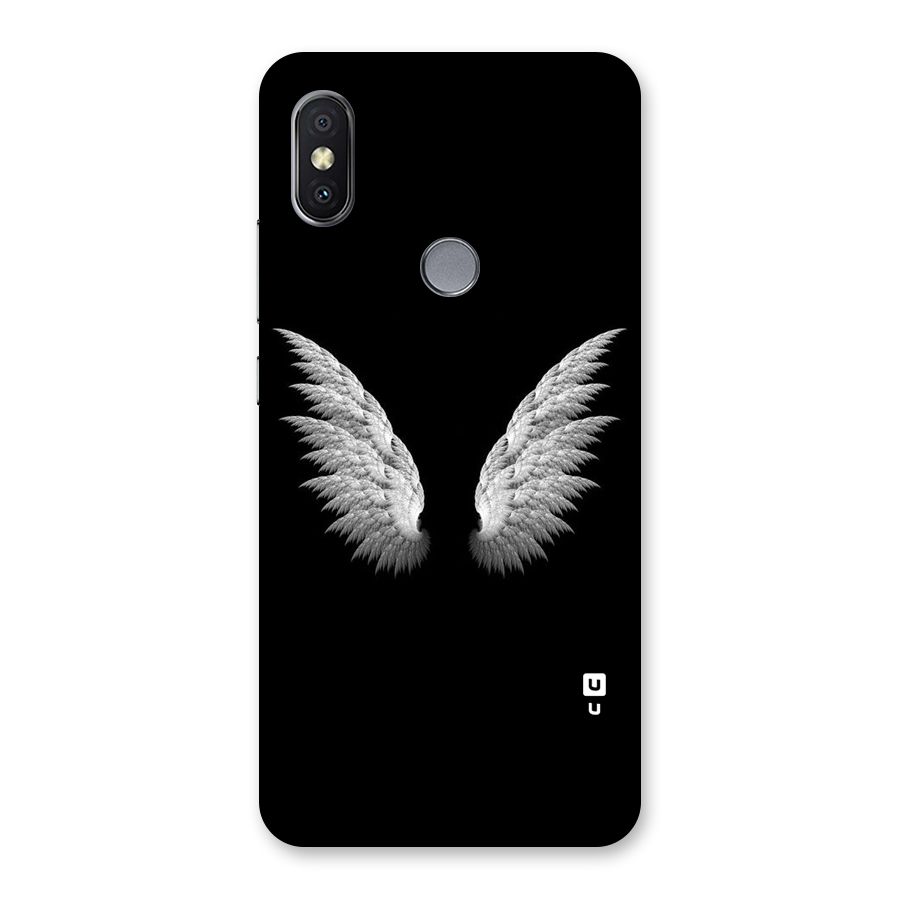 White Wings Back Case for Redmi Y2
