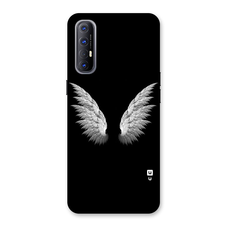 White Wings Back Case for Reno3 Pro