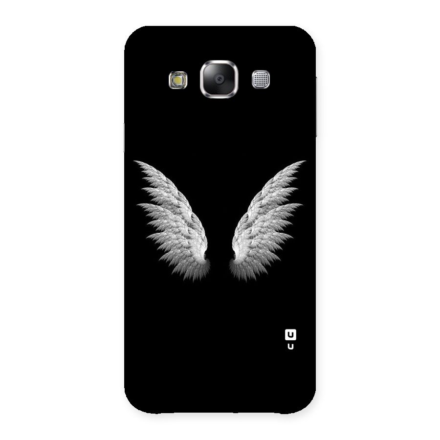 White Wings Back Case for Samsung Galaxy E5