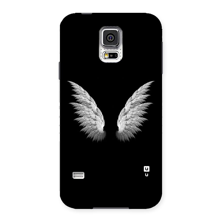 White Wings Back Case for Samsung Galaxy S5