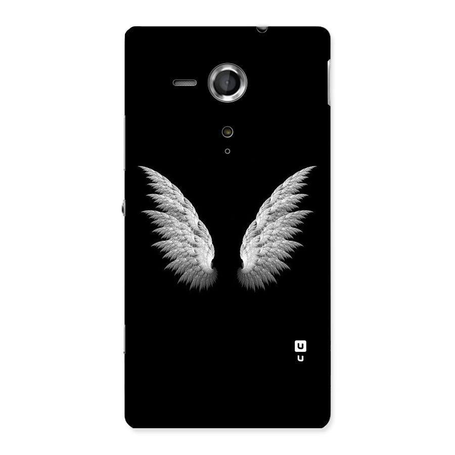 White Wings Back Case for Sony Xperia SP
