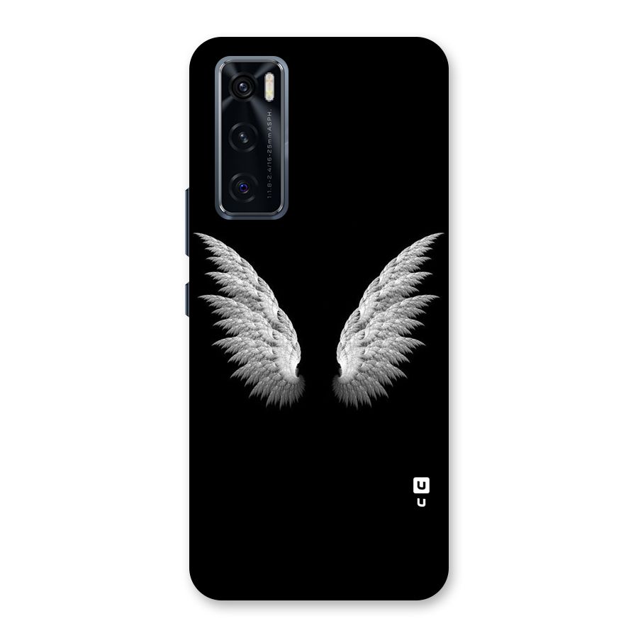 White Wings Back Case for Vivo V20 SE