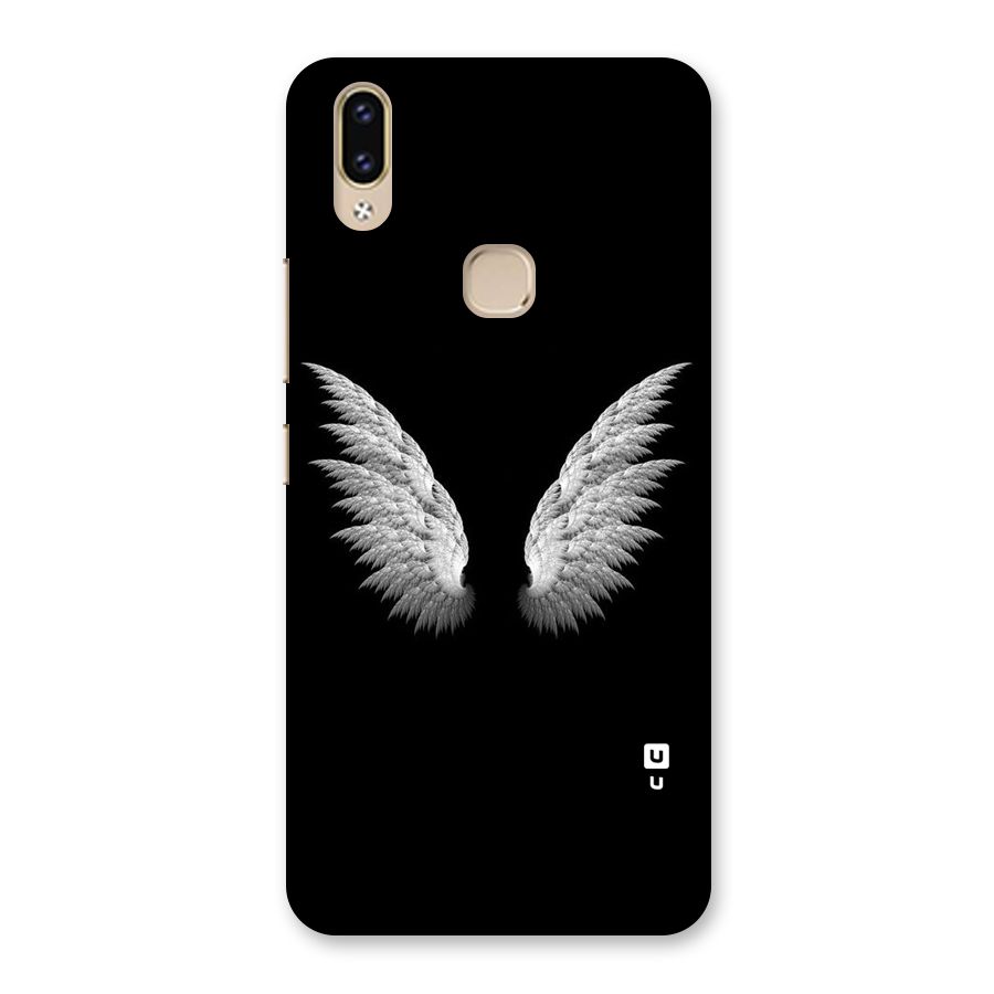 White Wings Back Case for Vivo V9 Youth