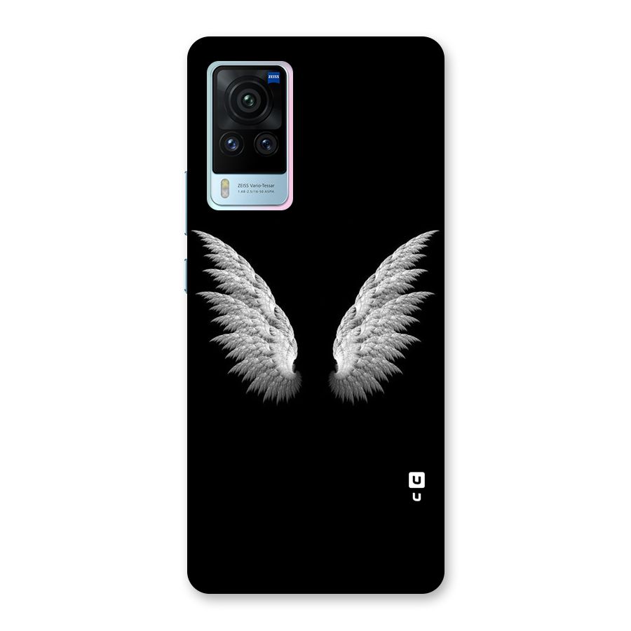 White Wings Back Case for Vivo X60 Pro