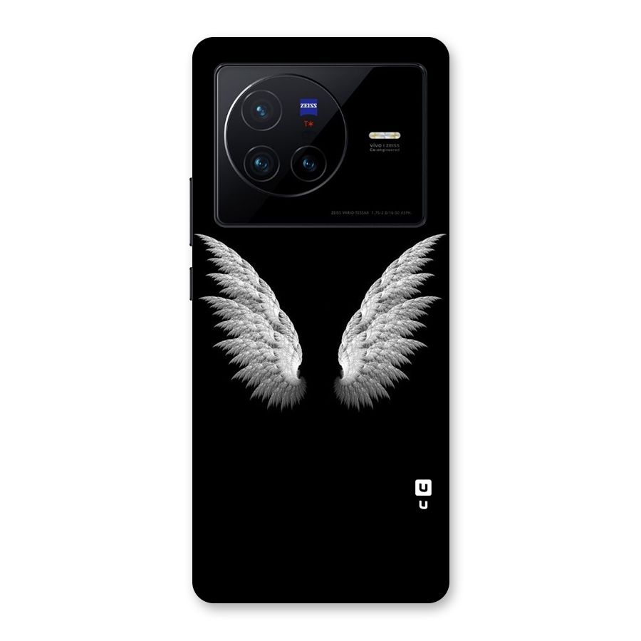 White Wings Back Case for Vivo X80