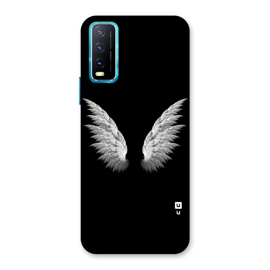 White Wings Back Case for Vivo Y20