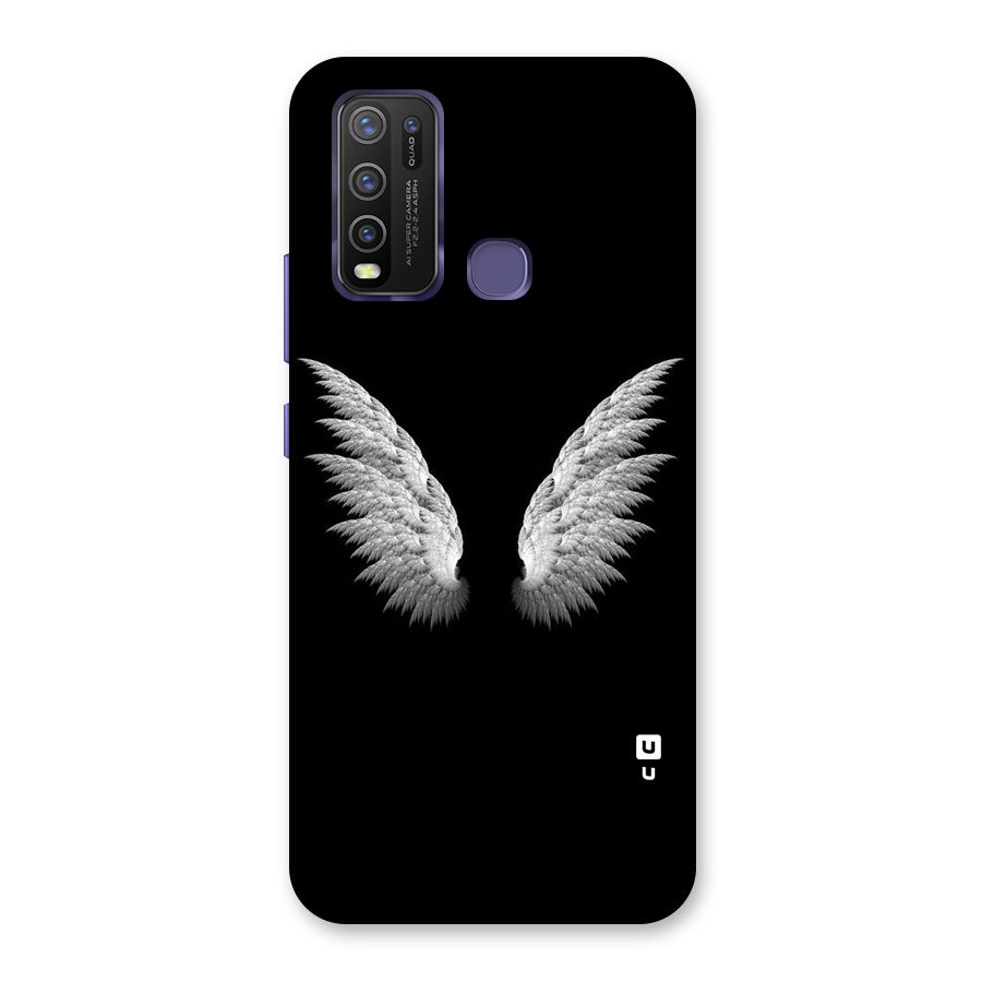 White Wings Back Case for Vivo Y30