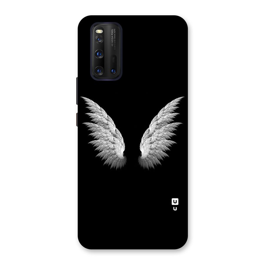 White Wings Back Case for Vivo iQOO 3