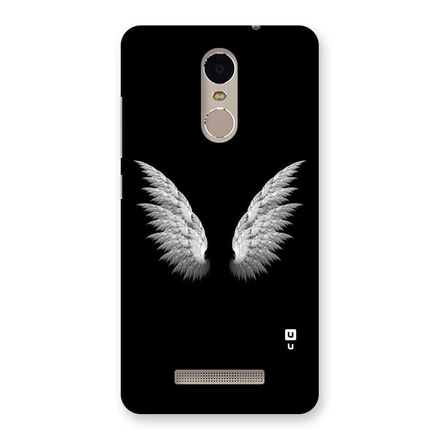 White Wings Back Case for Xiaomi Redmi Note 3
