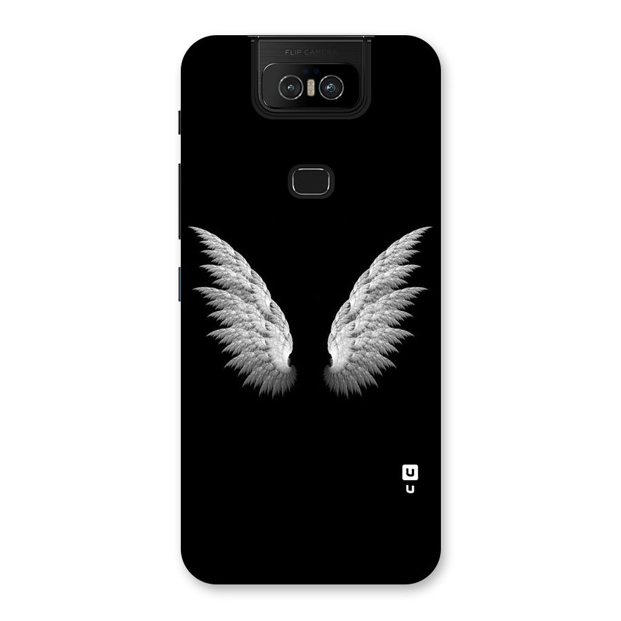White Wings Back Case for Zenfone 6z