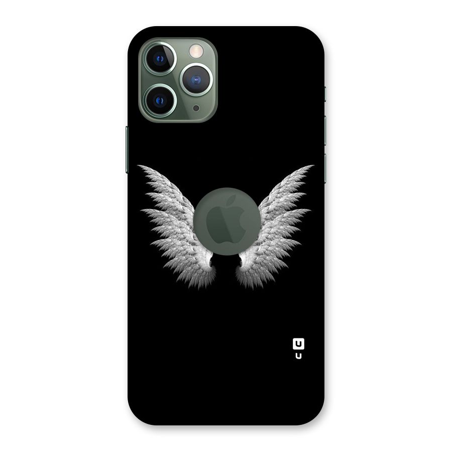 White Wings Back Case for iPhone 11 Pro Logo  Cut