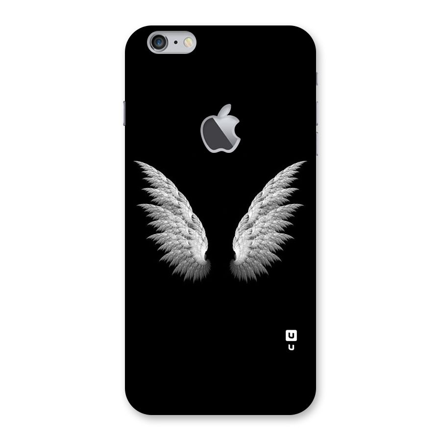 White Wings Back Case for iPhone 6 Plus 6S Plus Logo Cut