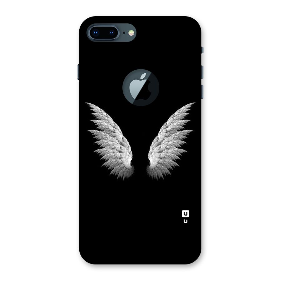 White Wings Back Case for iPhone 7 Plus Logo Cut