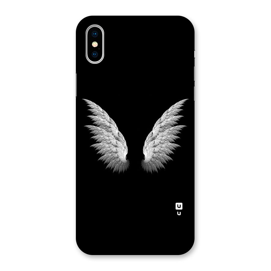 White Wings Back Case for iPhone X