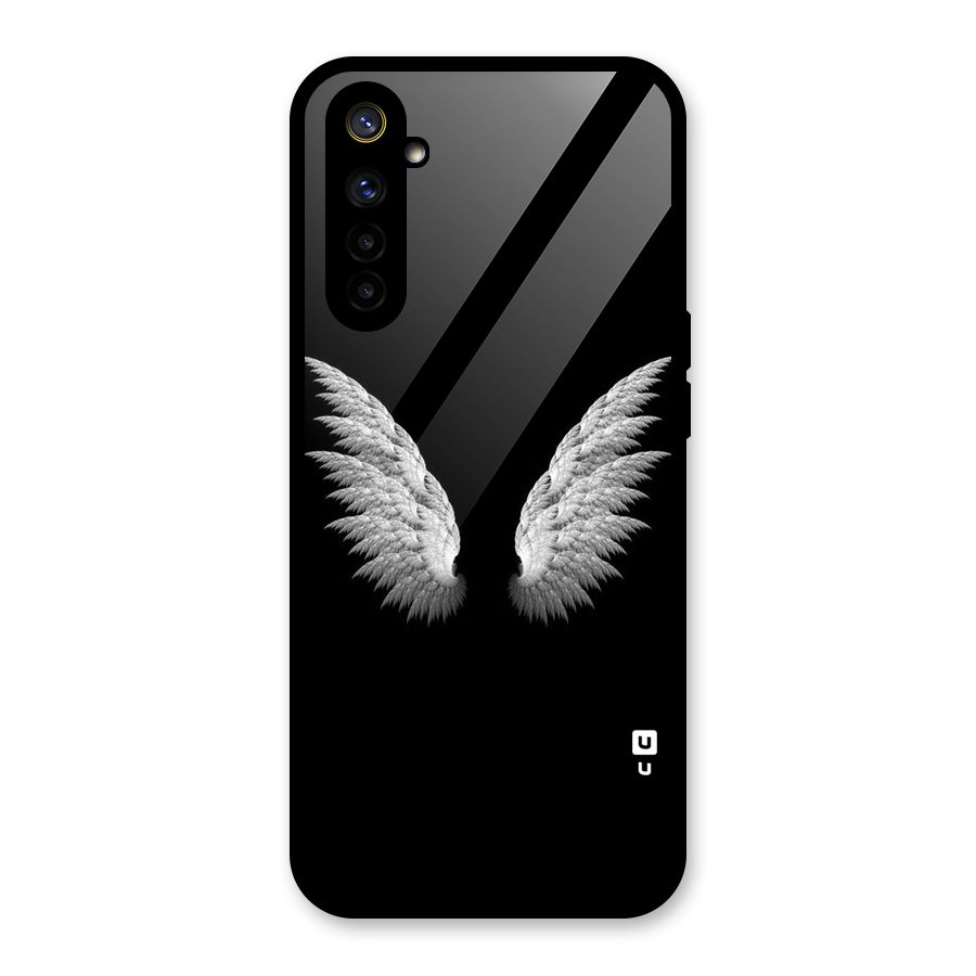 White Wings Glass Back Case for Realme 6i