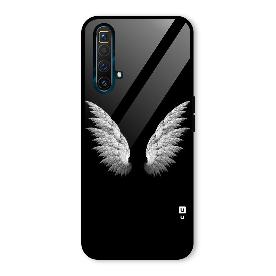 White Wings Glass Back Case for Realme X3