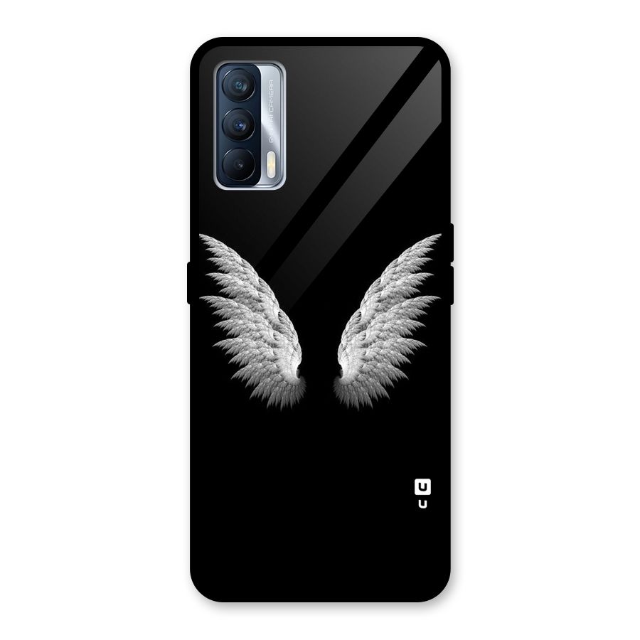 White Wings Glass Back Case for Realme X7
