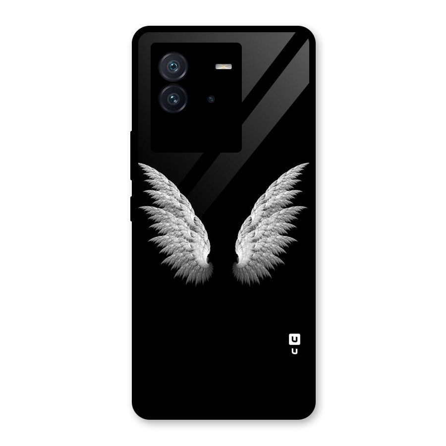 White Wings Glass Back Case for Vivo iQOO Neo 6 5G