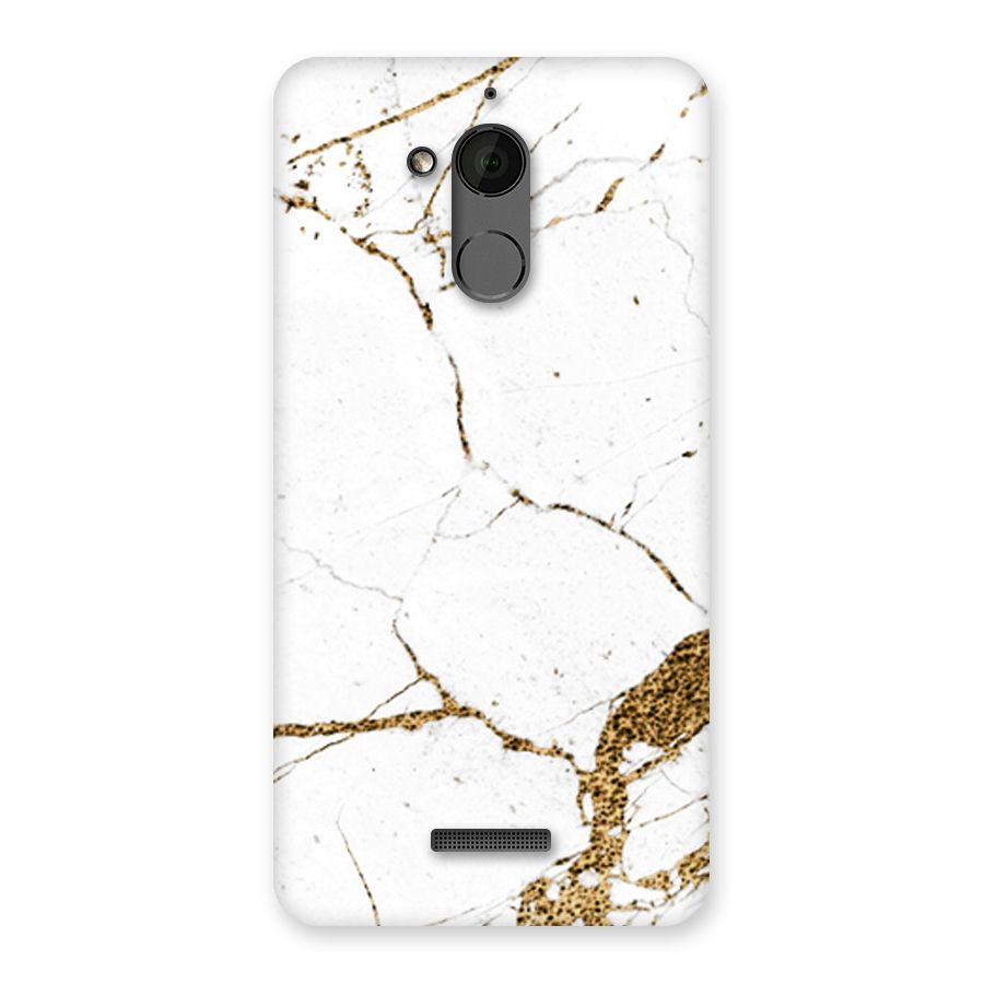 White and Gold Design Back Case for Coolpad Note 5