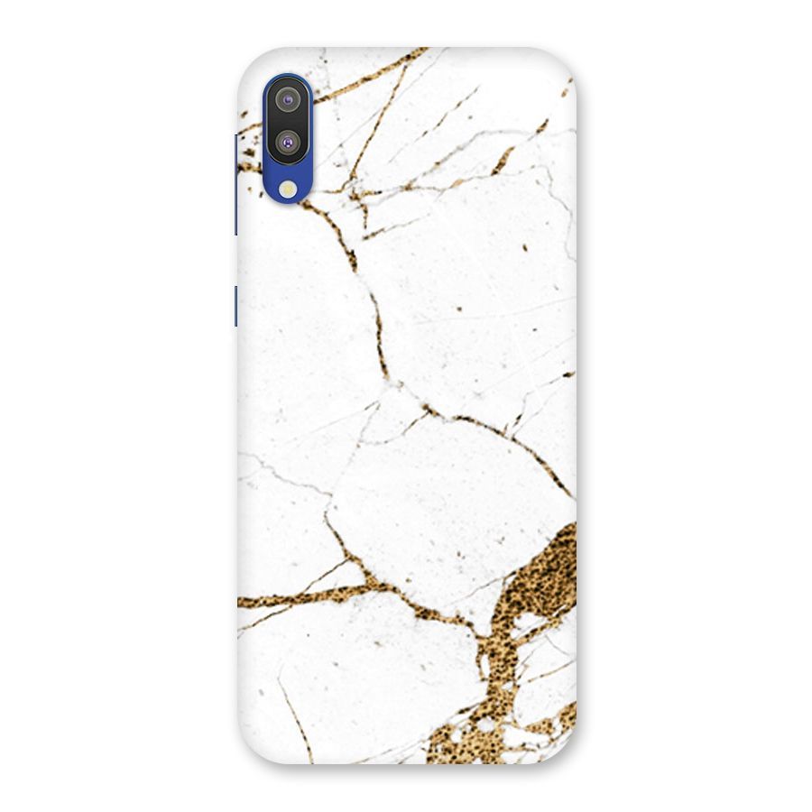 White and Gold Design Back Case for Galaxy M10