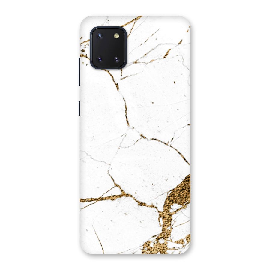 White and Gold Design Back Case for Galaxy Note 10 Lite