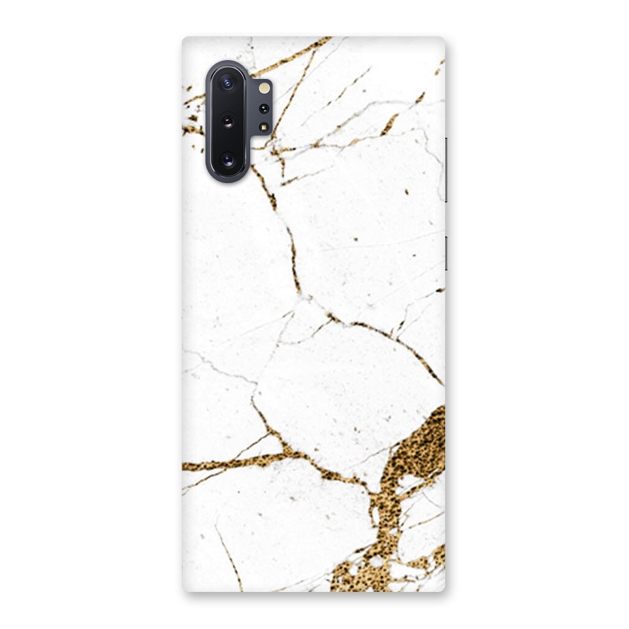White and Gold Design Back Case for Galaxy Note 10 Plus